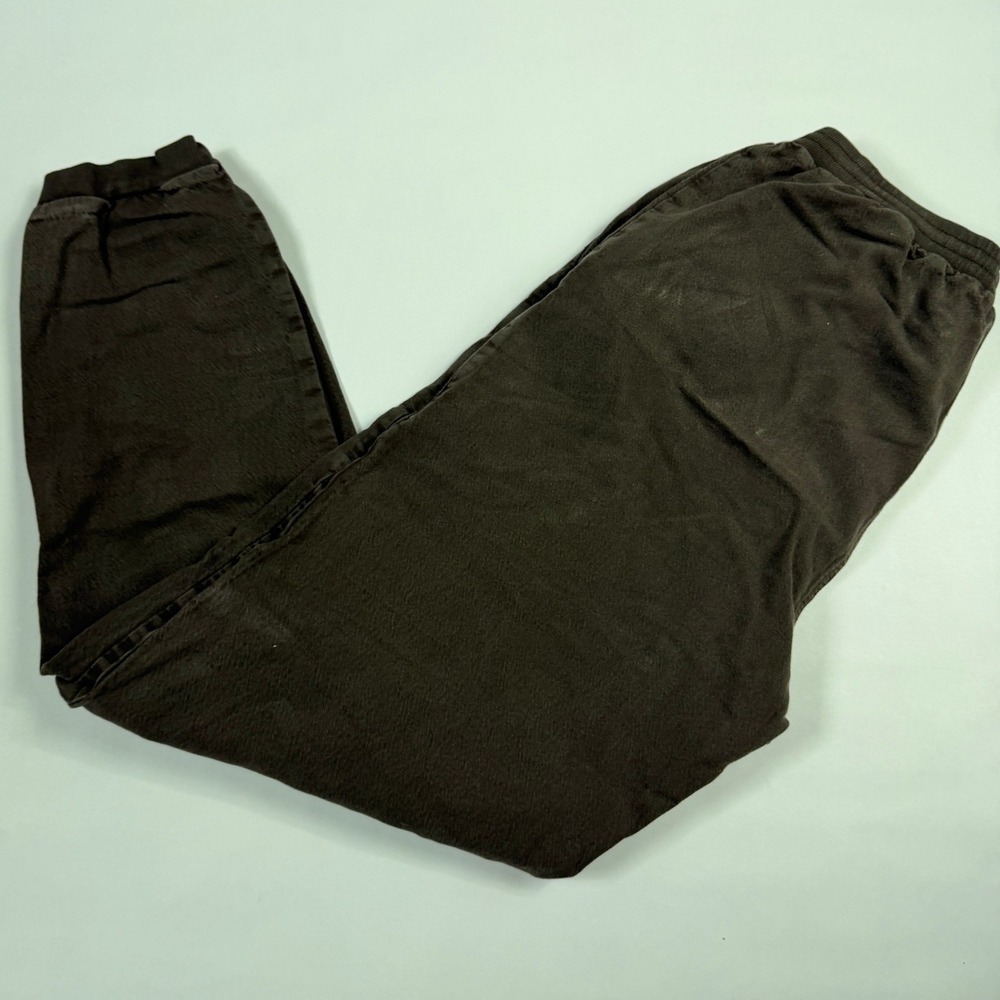 Vintage 90s Crazy Shirts Hawaii Brown Elastic Waist Casual Pants Mens 30x29